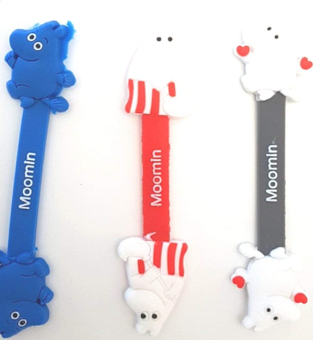 Efnine Cute Character Cord Organizer Headset Headphone Earphone Wrap Winder/ Cord Manager/ Cable Winder (Moomin)