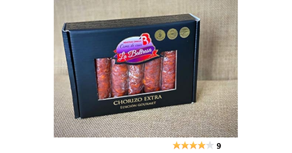 Chorizo extra / Embutido / Dulce / Envasado al vacío / Sin ...