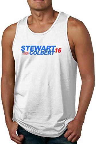 STEWART COLBERT 2016 Current Male Sleeveless Tshirt T Shirt