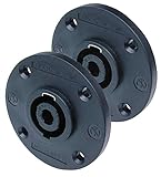 Neutrik NL4MPR ( PACK OF 2) Panel Mount Speakon Jack NL4MPR