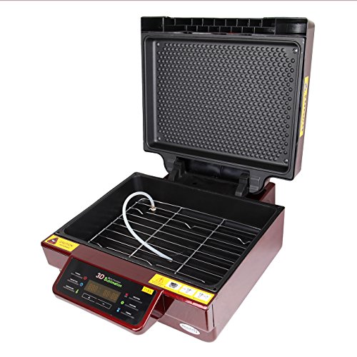 PanelTech 3D Vacuum Sublimation Printer Heat Press Transfer Machine For Coffee Mug Cap Phone T-Shirt (RED)