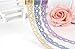 B&Y Washi Tape,Lace Pattern Glitter Bling Self-Adhesive Tape,Diamond Washi Tape Masking DIY Scrapbooking Lace Tape Sticker, 6 Rolls Tape Color Random