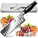 Zelite Infinity 7 Inch Nakiri Chef Knife - Razor Sharp Chef's Knife with German High Carbon Stainless Steel Blade; Professional Chopping Knife with Ergonomic Handle - Comes in Luxurious Gift Box