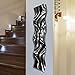 Statements2000 Silver/Black Metal Wall Art Wave, Modern Accent Décor by Jon Allen Metal Art, Crossroads Wave, 46