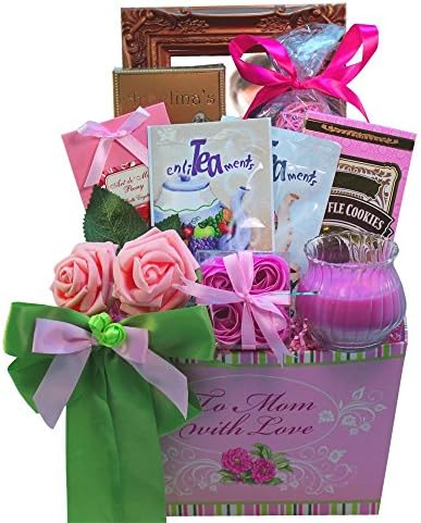 To Mom With Love Tea and Cookie Gift Basket