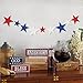 PBPBOX Fourth of July Decorations Patriotic Decoration Independence Day Party Supplies, Include Pennant Flags 24 Feet, 6 Foil Hanging Swirls, 9 Star Cutouts