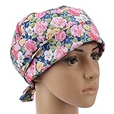 Guoer Scrub Hat Surgical Scrub Cap Hat One Size Multiple Colors (Generic)