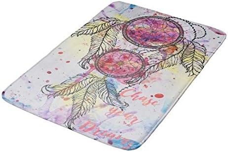 Alfombra de baño para interiores y exteriores, diseño con texto en