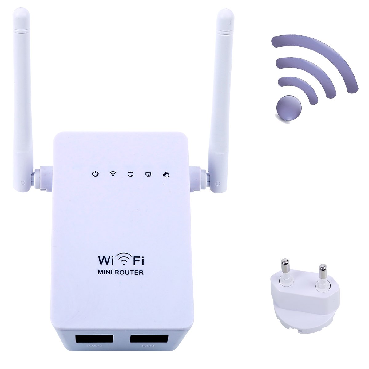 Extensor de red WiFi Enrutador Inalámbrico Mbps Wireless N MiNi Router AP