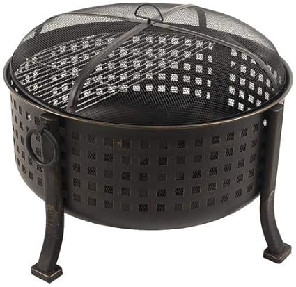 Amazon Com Backyard Creations 30 Dreamcatcher Steel Fire Pit Garden Outdoor