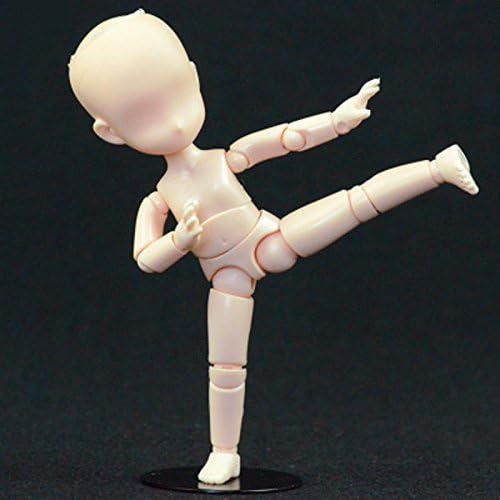 12CM PVC Children Sketch Dolls Body Chan kun Q Version Flesh MiNi-joint Juguetes Model Action Figure Figma Toy
