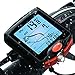 FitMaker Bike Computer, Waterproof Multifunction Cycling Speedometer with Backlit Display, 60g Wireless Multi Functional Bicycle Odometer (Black) (Black)
