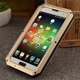 Geekbuying Weather Dirt Shockproof Protective Case with Gorilla Glass for Sumsung Galaxy Note 2 II N7100 (gold)