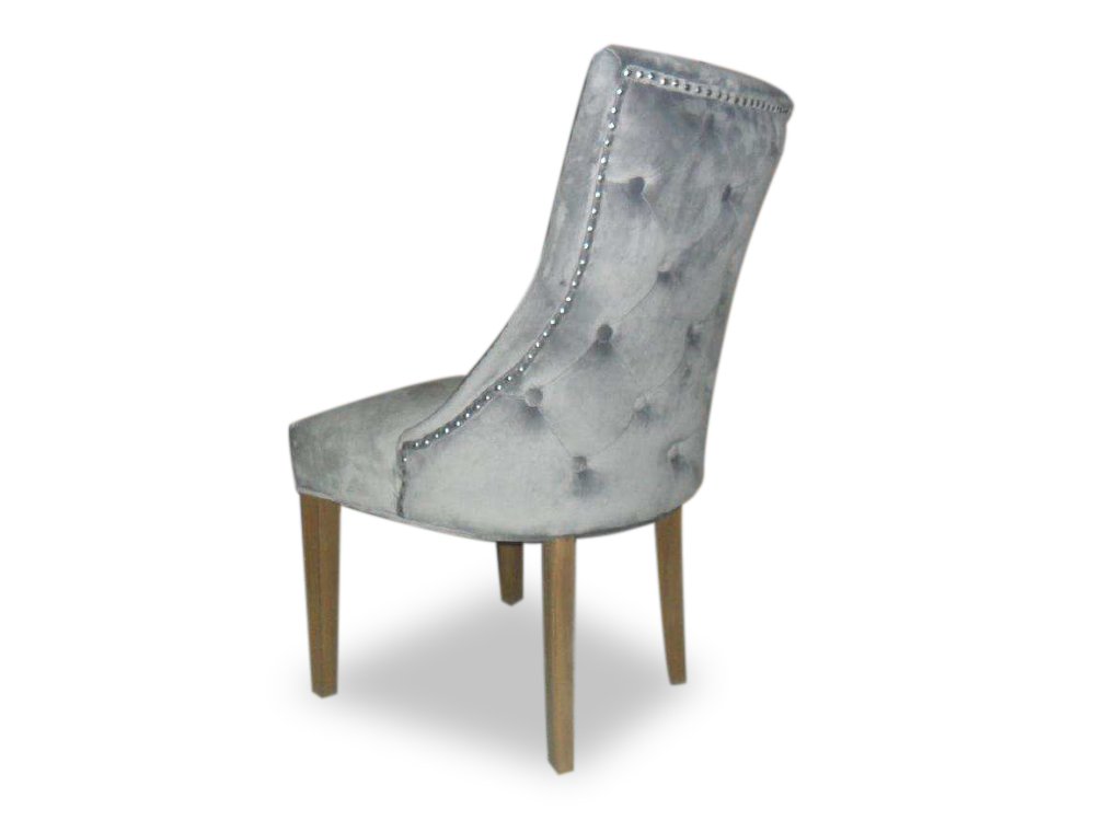 Generic Esszimmerstühle, mit tiefer Rückenlehne, Samt, 4 Stück