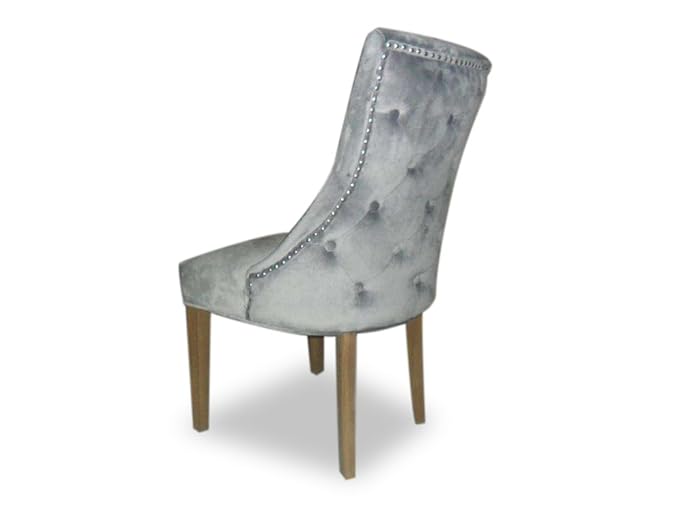 Generic Esszimmerstühle, mit tiefer Rückenlehne, Samt, 4 Stück