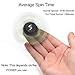 Fidget Spinner Hand Toy Relieve ADHD Anxiety Reduce Stress Helps Focus Good for EDC,Fidgeters, Autism, Anti (Black-Green)