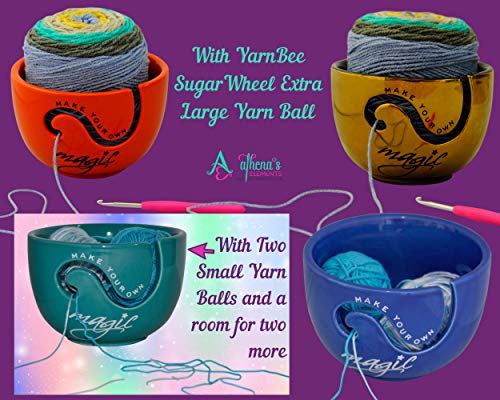 6 Ceramic+Yarn+Crochet+Knitting+Accessories