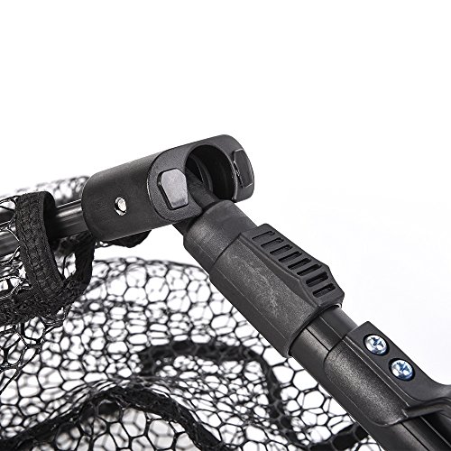 Toasis Foldable Fishing Landing Net for Fly Fishing Trout Bass Catch and Release Hand Net Nylon Mesh - Thumbnail 5