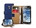 Membrane - Blue Wallet Book-Style Case for Samsung Galaxy S Duos 2 (GT-S7582) - Flip Phone Cover