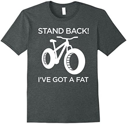 Mens Funny raunchy cheeky Fatbike T-shirt 3XL Dark Heather