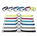 Weinisite Pack of 6 Colors Replacement Wristband Strap for Misfit Flash