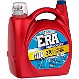Era 3x Ultra with Oxi Booster Liquid Laundry Detergent, 3700080295, 78 Loads, 150 fl oz