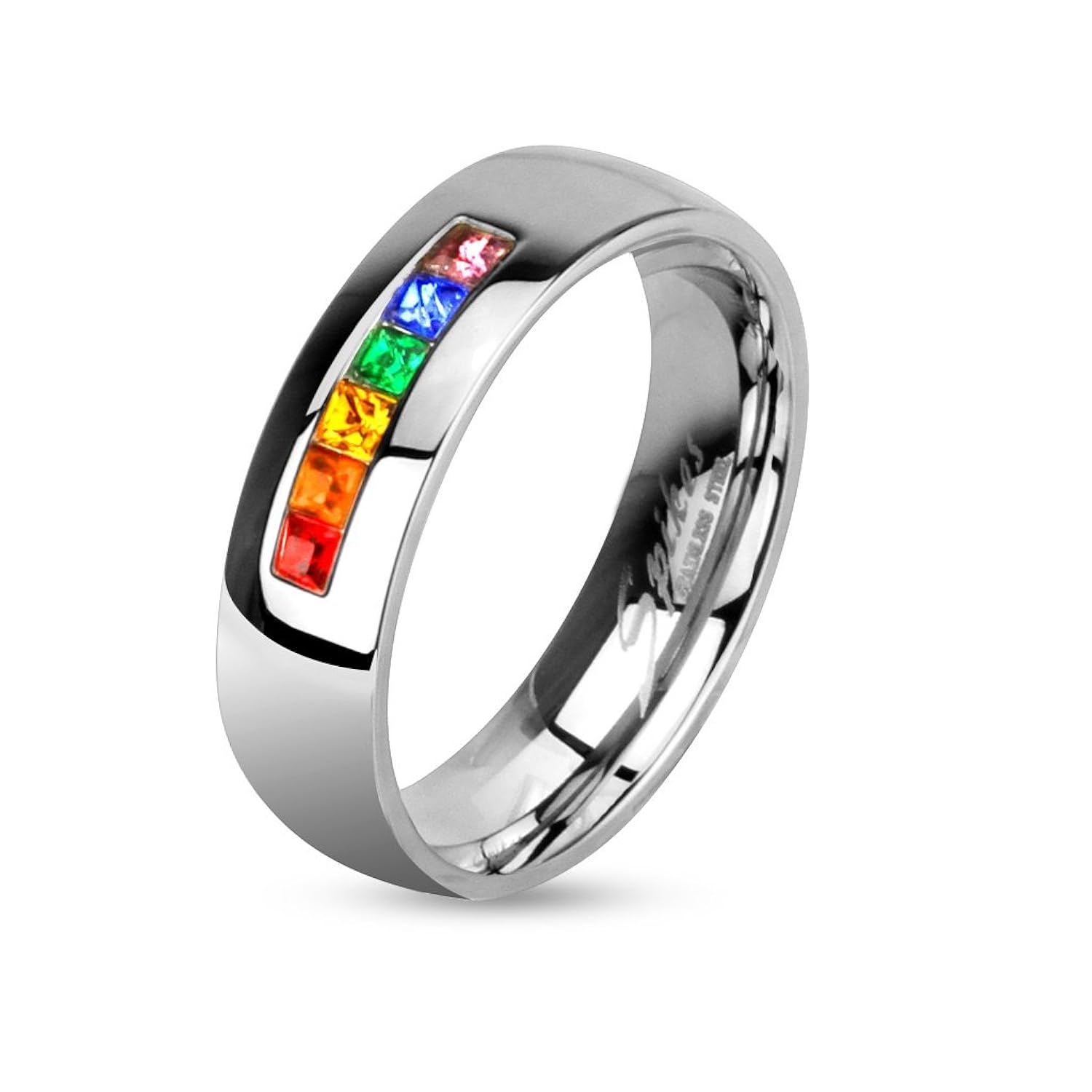 Paula  Fritz L Anillo de acero inoxidable quirúrgico con serie de