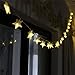 TINNZTES New Warm White 4m/13ft 40 LED Star Light Fairy String Light for Hotel Home Weddings Family School Party (Warm White)