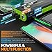 Bolt Power G33A 12V Car Jump Starter 1500A Peak Battery Booster for Gasoline Engines up to 8L, Diesel Engines up to 6.5L, Dual USB Ports and Type-C Portable Power Pack, Built-In LED Flashlight