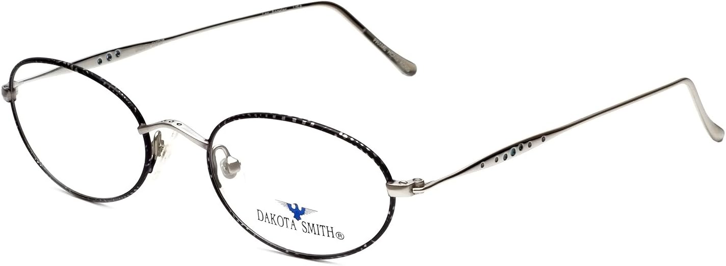 Dakota Smith Designer Eyeglasses Chameleon DS1382-1002 in Black 49mm DEMO LENS