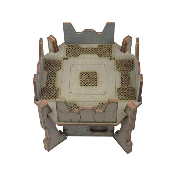 War World Gaming Industry of War Feuerstellung Turm - 28mm Sci-Fi Wargaming Tabletop Spiele Gelände Modellbau Modell… – Bild 6