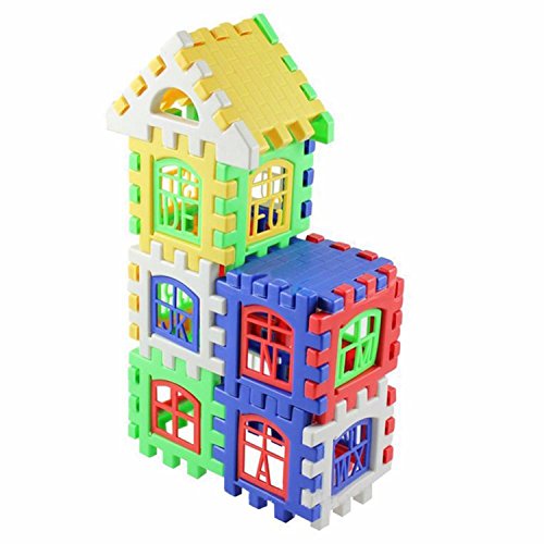 image for Yealsha 24 PCS Kids Toddlers Building Blocks Educational and Activity 