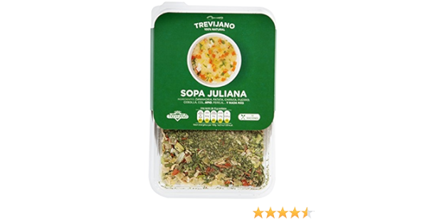 Trevijano - Sopa Juliana Deshidratada, 100 g : Amazon.es ...