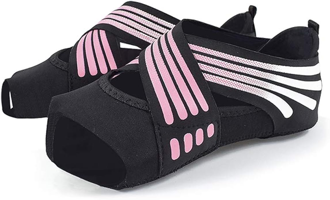 Women's yoga shoes, suitable for women with nonslip straps, Pilates