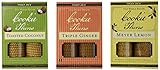 Trader Joe 3 Pack Cookie Thins - Meyer Lemon, Triple Ginger & Toasted Coconut