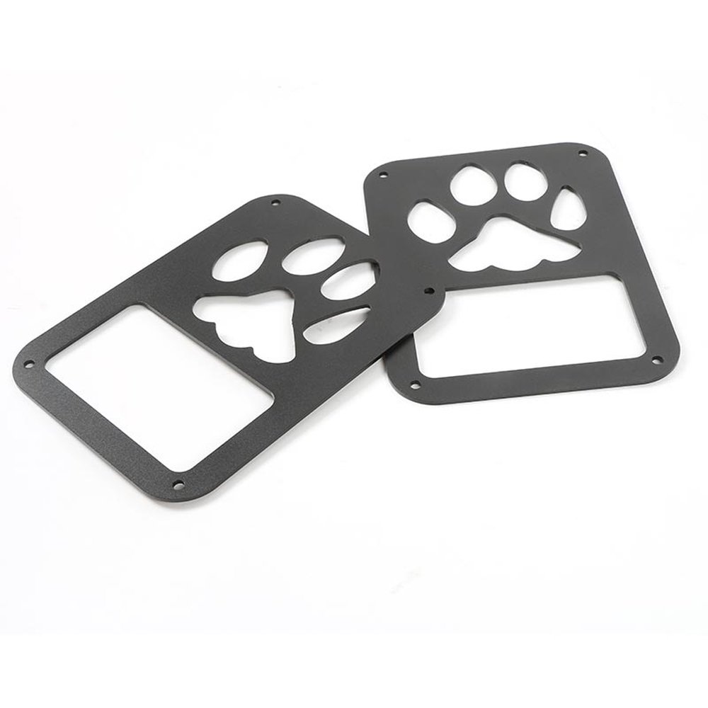 paw print tail light covers