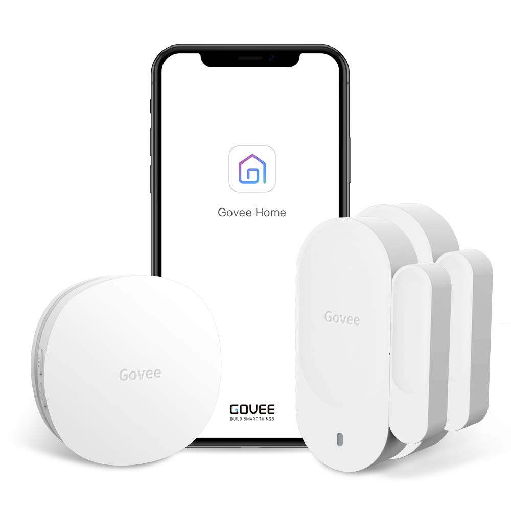 Govee WiFi Door Open Sensor, Wireless Home Security Alarm