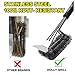 HollyGrill Safe Grill Brush and Scraper | Heavy Duty 18'' BBQ Brush with Stiff Bristles | No Pieces Come Off | 100% Rust Resistant Stainless Steel Barbecue Brush | Great Weber Grill Accessories Gift