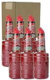 Finest Call Premium Strawberry Puree Drink Mix, 1 Liter Bottle (33.8 Fl Oz), Pack of 6