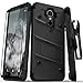 ZIZO Bolt Series LG Stylo 4 Case Military Grade Drop Tested with Tempered Glass Screen Protector, Holster, Kickstand Black
