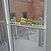 Ideal Security Sliding Patio Door Security Bar with Child-Proof Lock, Extendable, Anodized Silver (25.75-47.5 Inches)