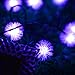 SATU BROWN Solar Outdoor String Lights, 21ft 30LED Chuzzle Ball Fairy Waterproof Decorative Lighting for Home, Garden, Patio, Yard, Christmas Tree, Parties