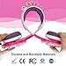 VCOM Volume Limited Wired Kids Friendly Portable Headphones with Adjustable Headset Children Girls Comfortable Lightweight Princess Earphones for iPhone iPad Android Smartphone Kindle Tablets - Pink