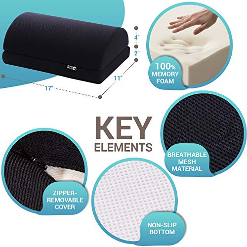 1 Foot+Rest+Under+Desk+Cushion