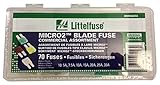 Littelfuse 00940560ZXA MIRCRO2 Blade Fuse Commercial Assortment, 70-Piece