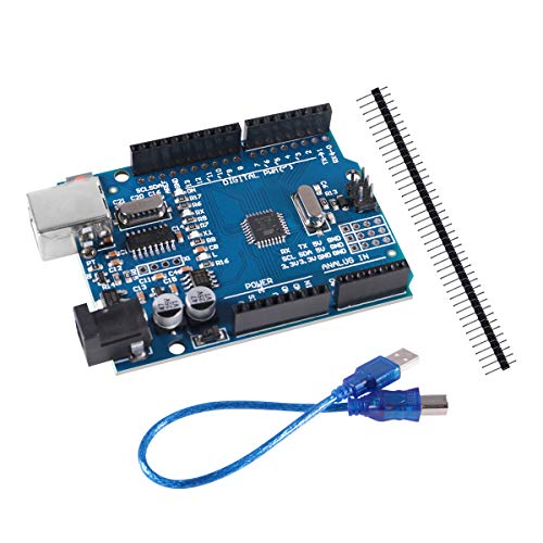 MELIFE UNO R3 ATmega328P Development Board, CH340G Kit Microcontroller with USB Cable for Arduino, ATmega328P