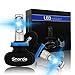 Snorda H11 (H8 H9) LED Headlight Bulbs Conversion Kit -6500K Cool White Headlamps Waterproof IP68 CSP Chip 8000LM/Set (4000LM/each bulb) L/25W,H/25W (H11)