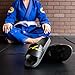 Gold BJJ Jiu Jitsu Sandals - Comfortable Slides for Martial Arts - Great for BJJ, Judo, Wrestling, Boxing, Muay Thai, MMA & Shower Shoes (Men's Size 10) Black