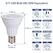 Haian Support E17 Reflector R14 Spotlight Bulb,E17 LED Light Bulb Used for Reading Lamp,Cabinet Lamp,Desk Lamp,5 Watt(50W Incendescent Equivalent),Cool White 6500K Available Non-dimmable (1 Pack)