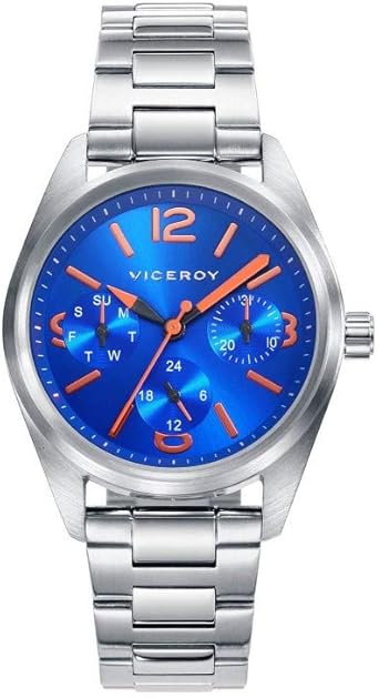 Viceroy Reloj Multiesfera para Niños de Cuarzo con Correa en Acero Inoxidable 401105-34